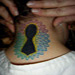 tattoo galleries/ - psychedelic neck tattoo